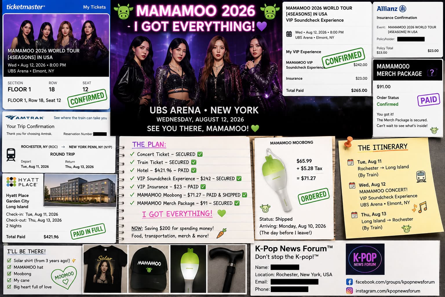 MAMAMOO PACKAGES For those that didn't see the post with all the
