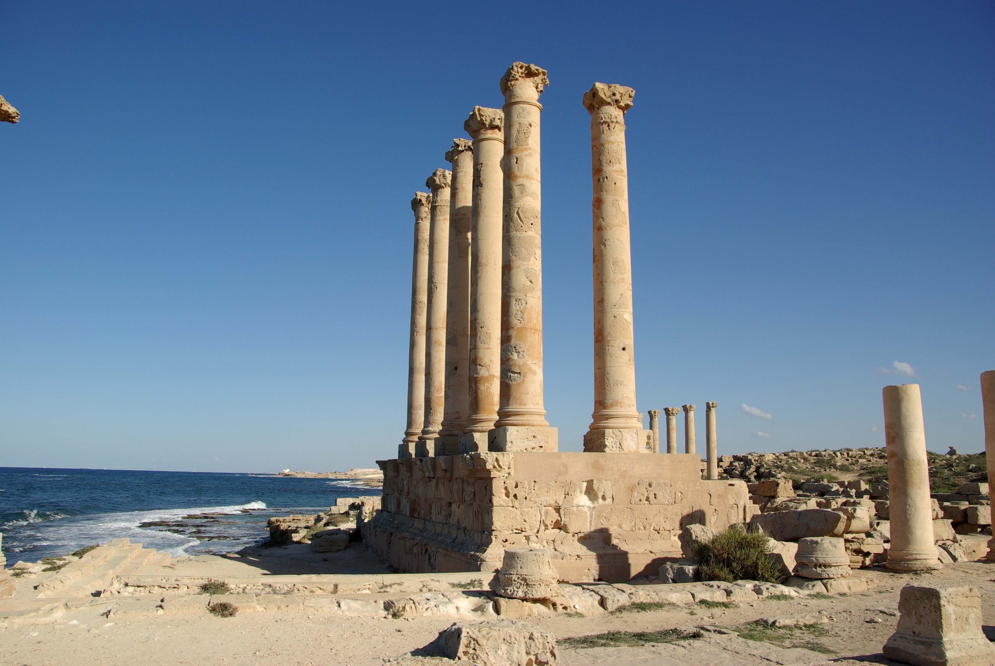 Chi-Rho - A large temple to the Egyptian goddess Isis was...