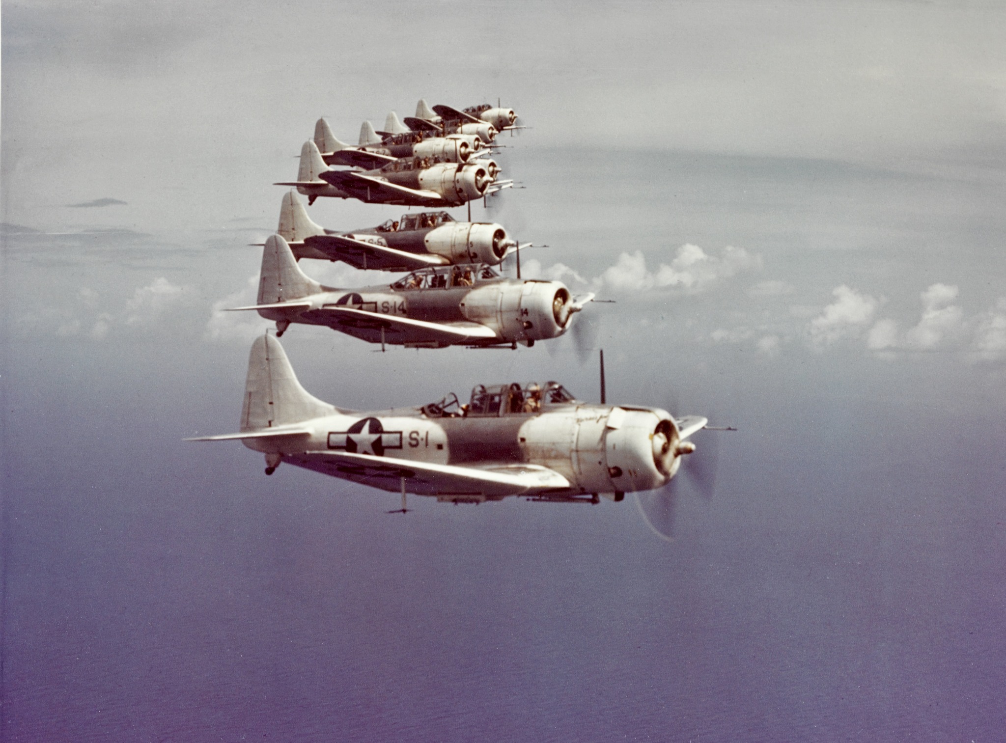 VMF-111 Devil Dogs squadron in Gilbert Islands, 1944