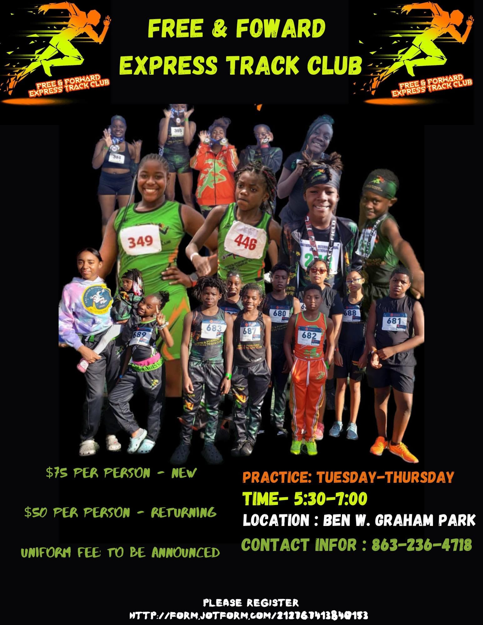 Free & Forward Express Track Club | Haines City FL