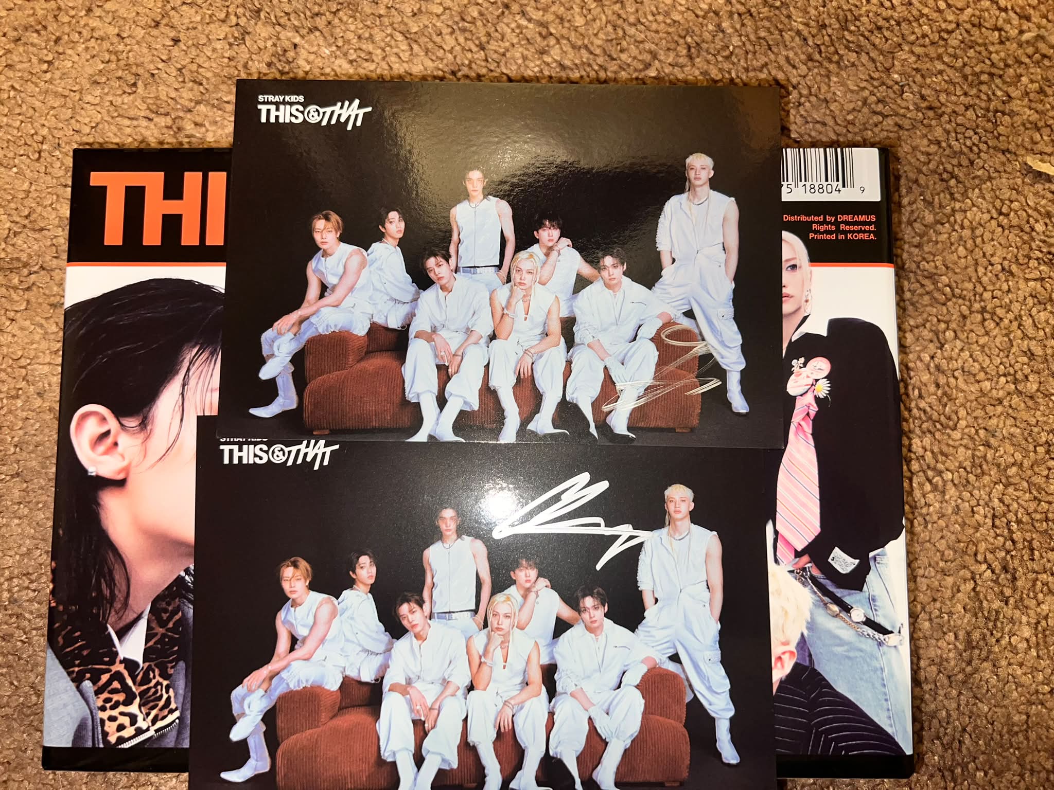 Stray Kids signed album trade for I.N, Felix or Changbin