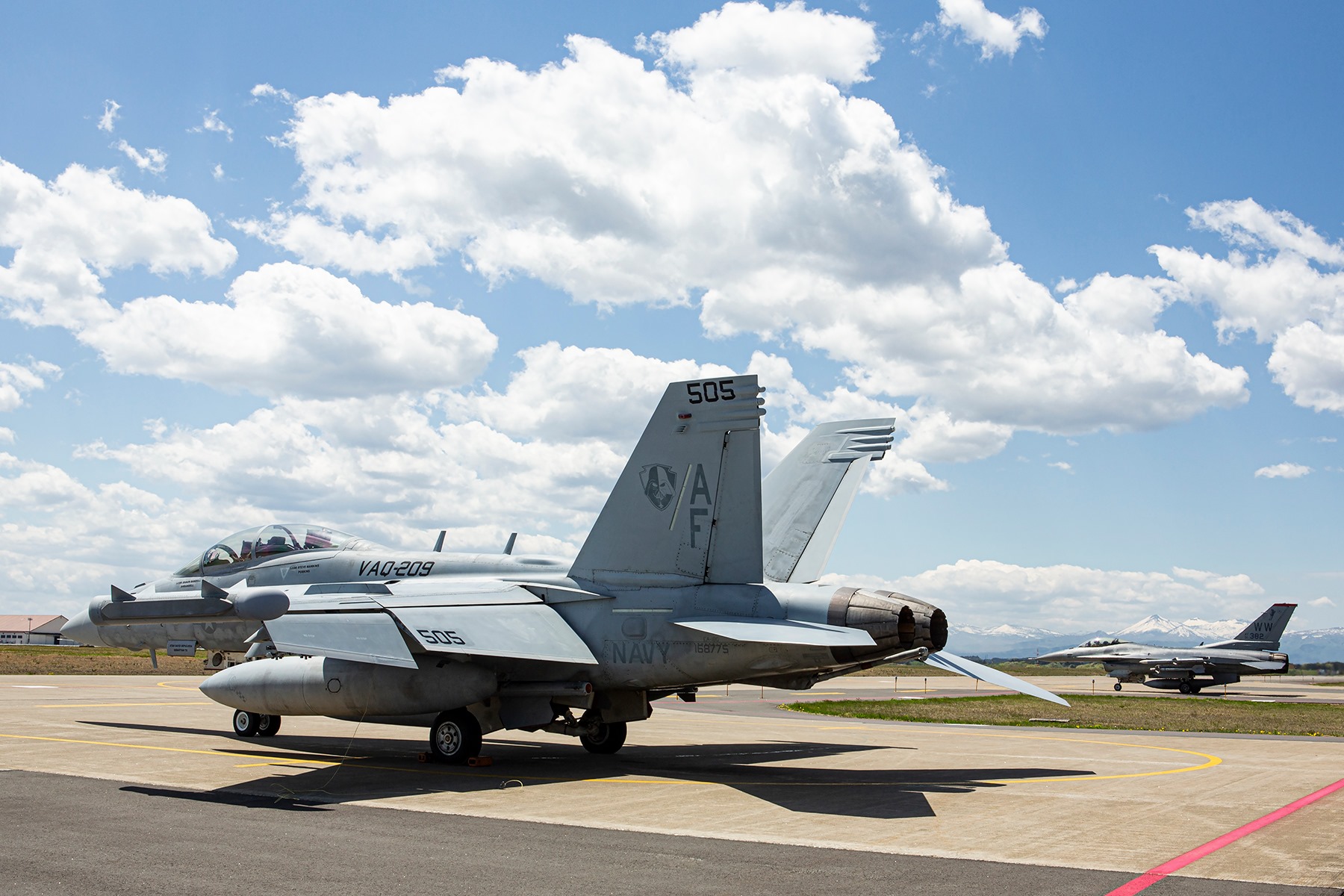 The VAQ-209 Star Warriors, a Navy Reserve electronic attacks