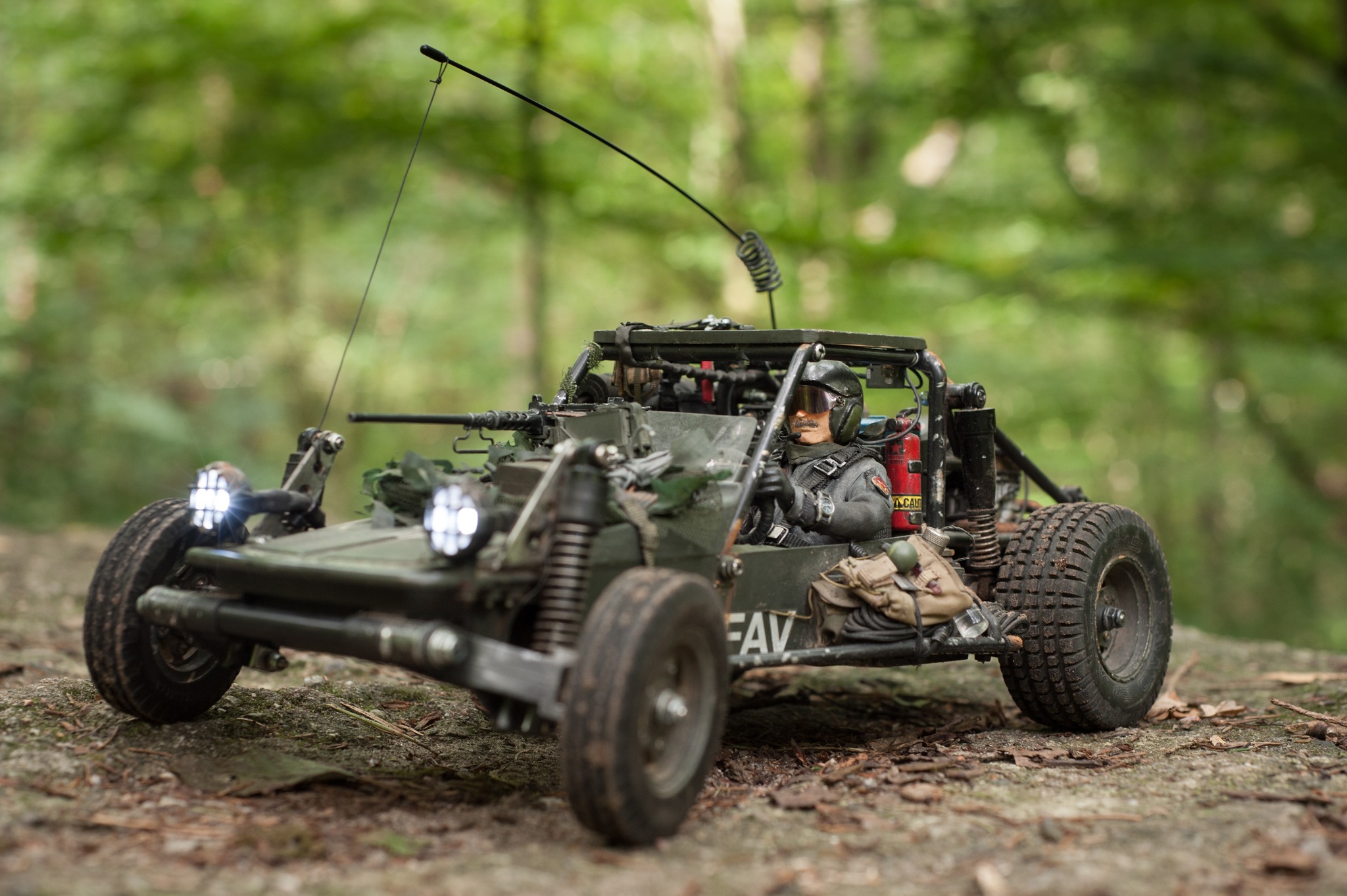 Tamiya 1:10 fast attack vehicle RC scale model