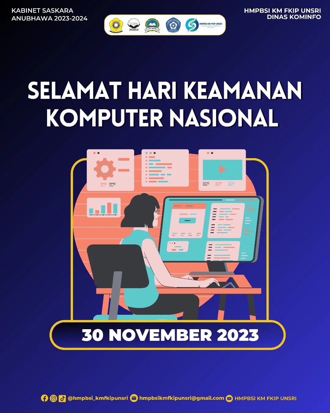 🔹SELAMAT HARI KEAMANAN KOMPUTER NASIONAL 🔹 Tanggal 30 November ...