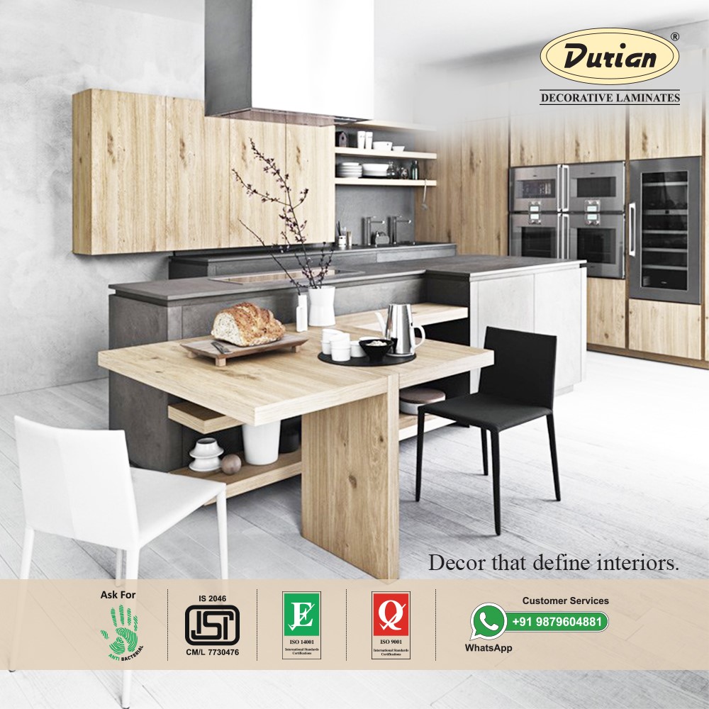Be dynamic and give your space a classy... - Durian Laminates