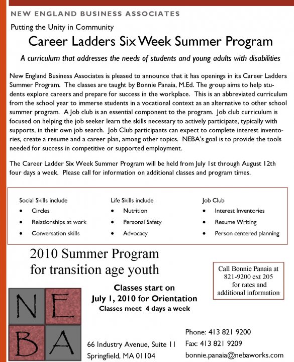 neba - NEBA is pleased to announce that it has openings in its Career ...