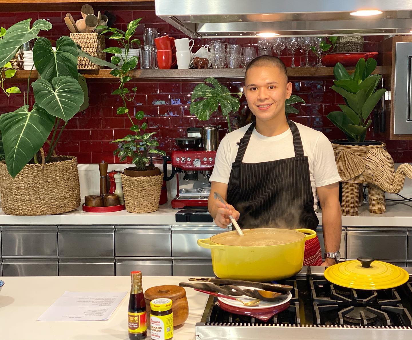 Chef RV Manabat - Recipe video shoot on a rainy weekend 😍...