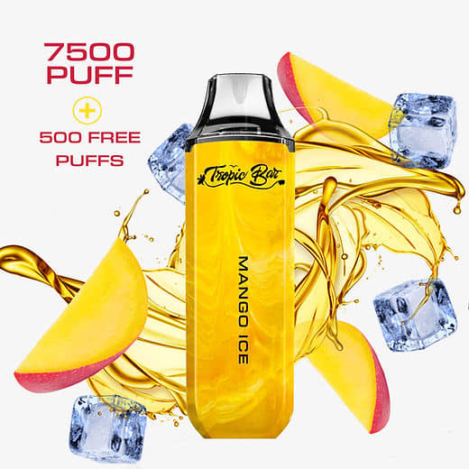 citrine 8000 puffs disposable vape 👍The All New Tropic Bar Puff 👍 Tropic Bar has a unique Resin Design and a Glossy Finish to give you that look for a premium vape. Pre-filled with 18ML Gummy Bear Shop MKX | Quality Flavor:Black Cherry ICE