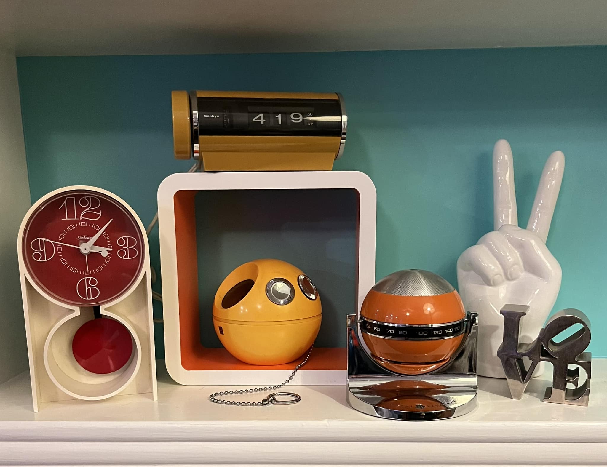 These are part of my made in japan alarm clock, collection. in