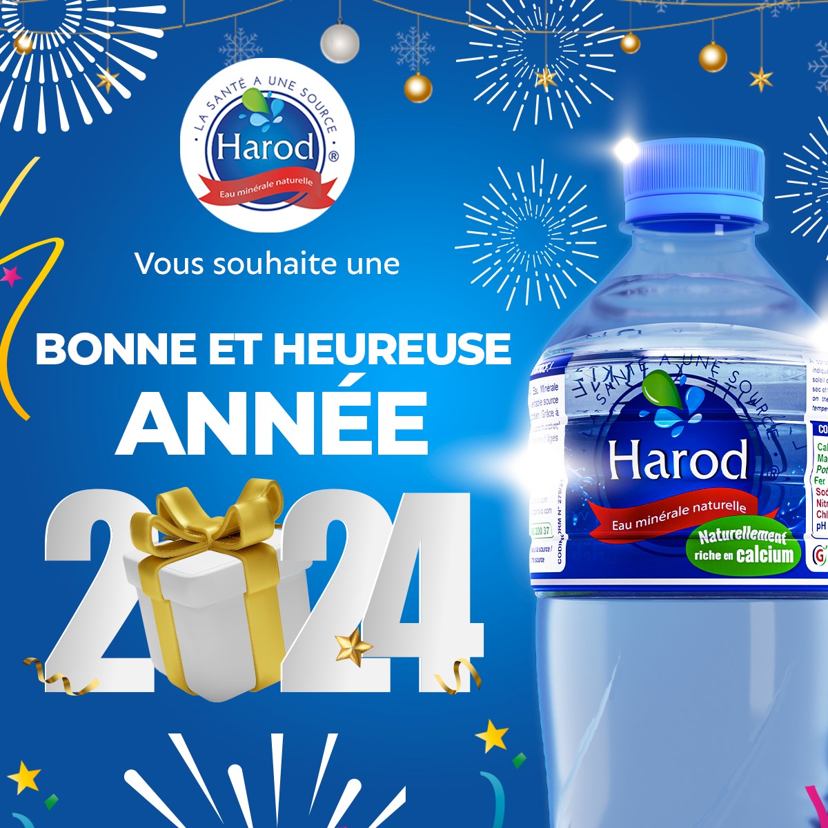 Harod - 🎆🥳Harod vous souhaite une année 2024 pétillante de santé et de ...