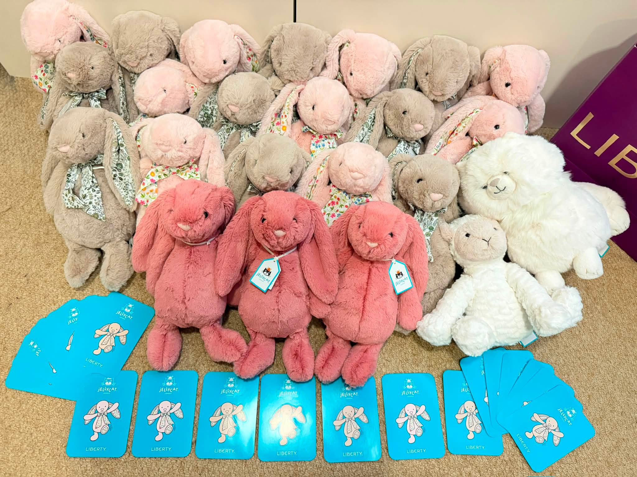 Which Jellycat x Liberty bunny is your favorite?