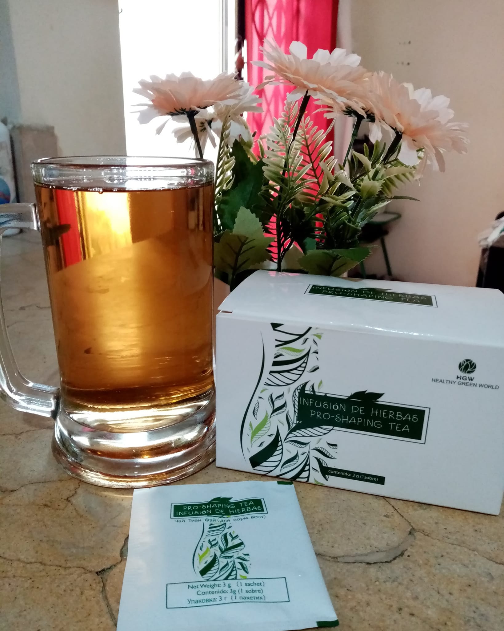 NewSensations - Nuestro #PROSHAPINGTEA - TE VERDE 