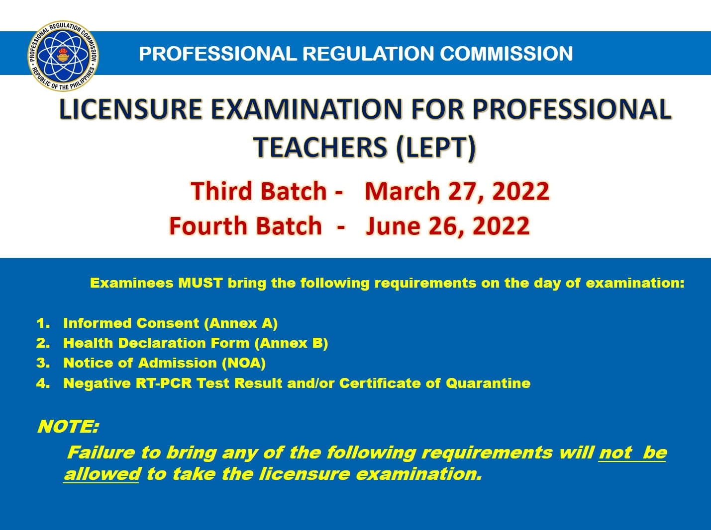 The Professional Regulation... - PRC Region VII - Cebu | Facebook
