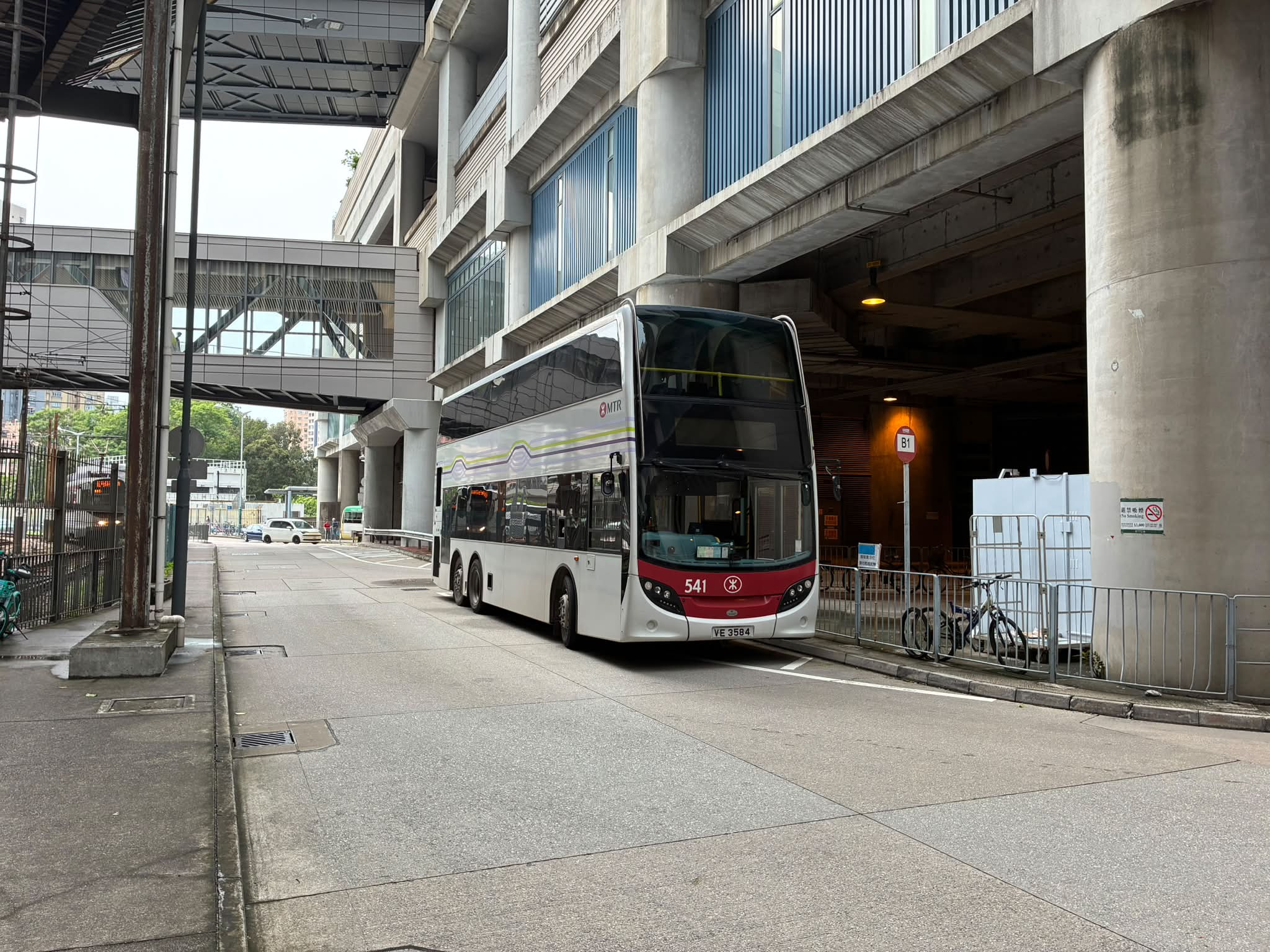 MTR bus Alexander Dennis Enviro500 MMC-VE3584 at Yuen Long Station