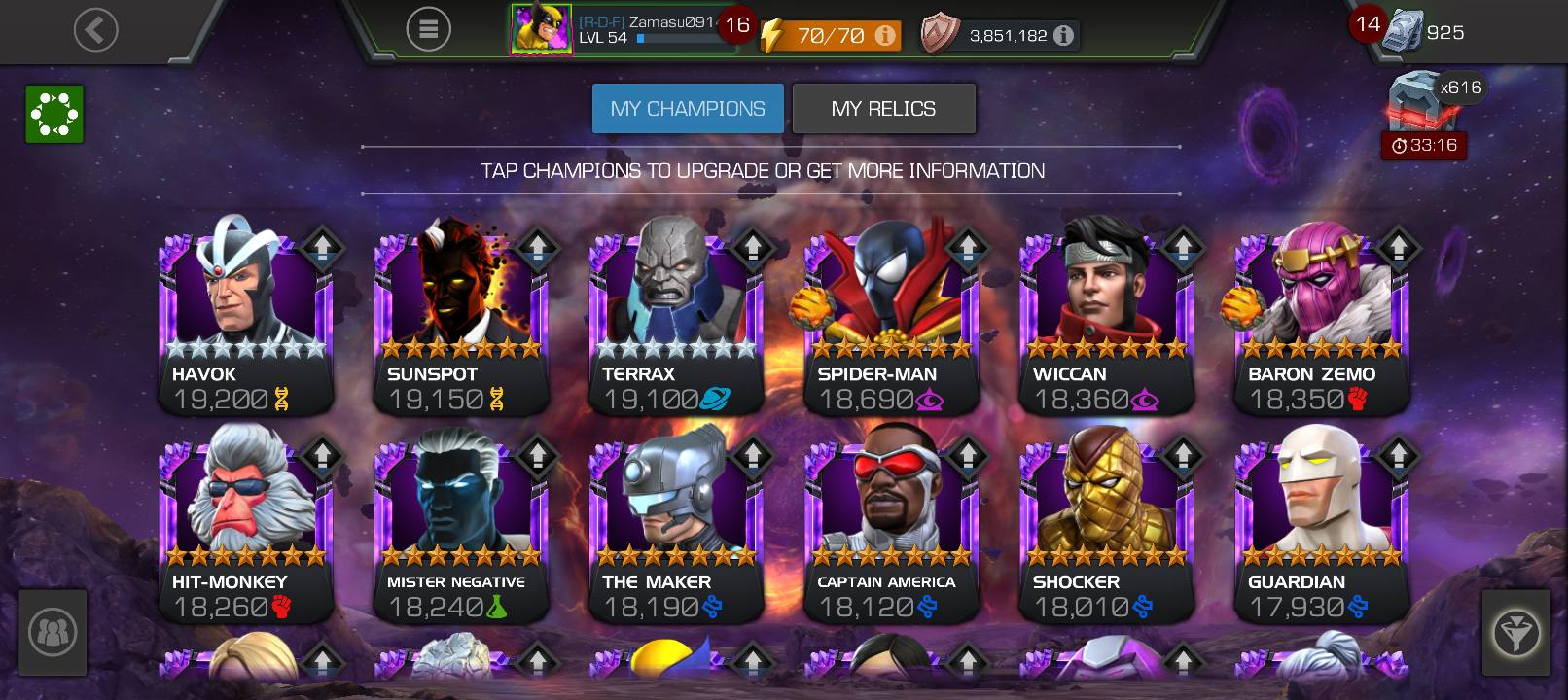 Looking for an active alliance, a banquet alliance or an active
