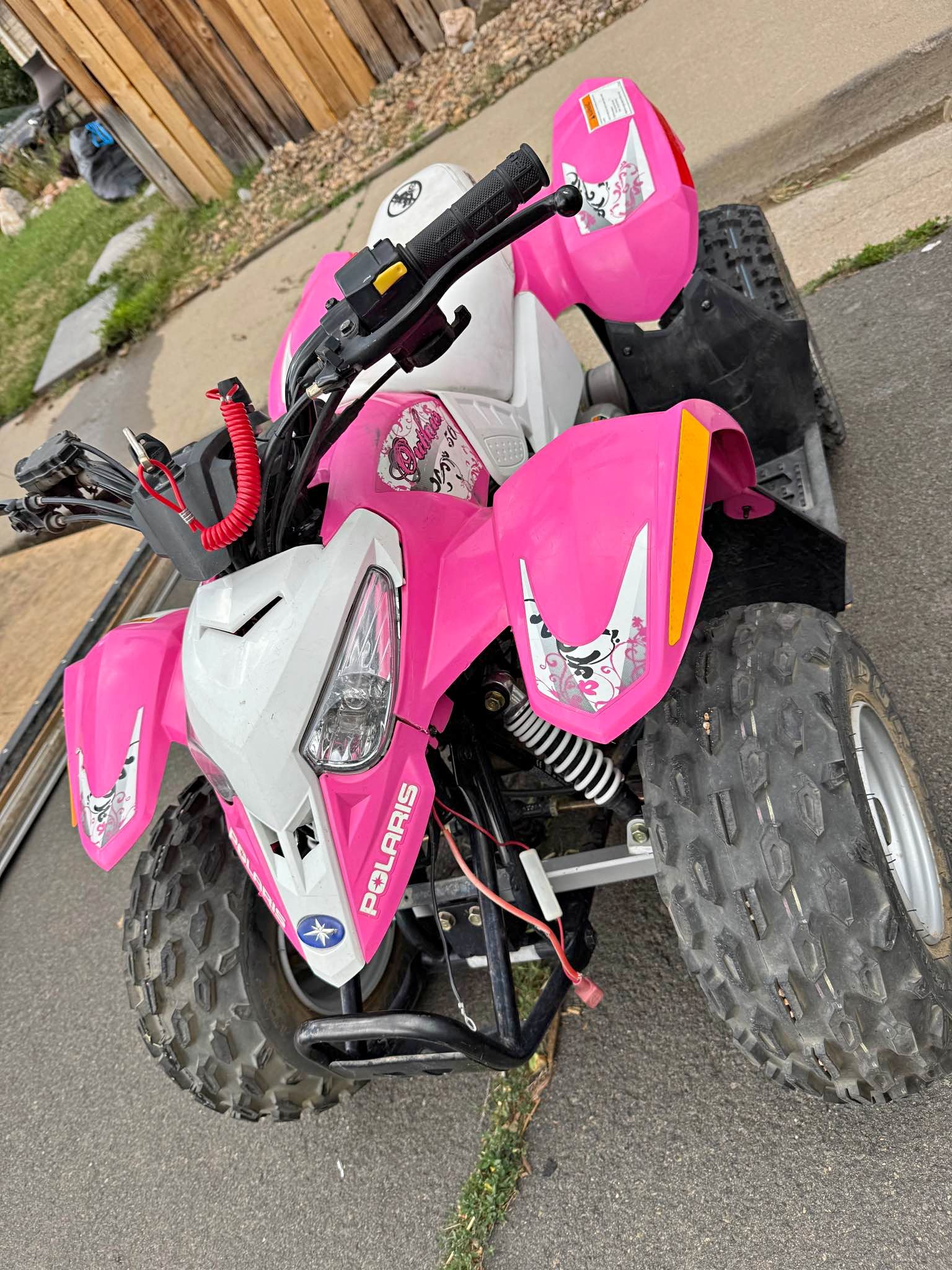 Polaris Outlaw 90 & 110 Seat Cover 2007-2011 - Black ATV Quad Seat Protector 3 thumbnail image