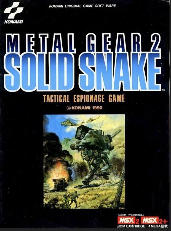 Metal Gear 2: Solid Snake was released in Japan for the MSX2 on