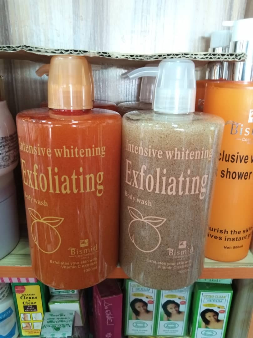 Gel Douche Blanchissant Et Exfoliant BISMID 1L - Anti-imperfections - Acide Kojique & Glutathion