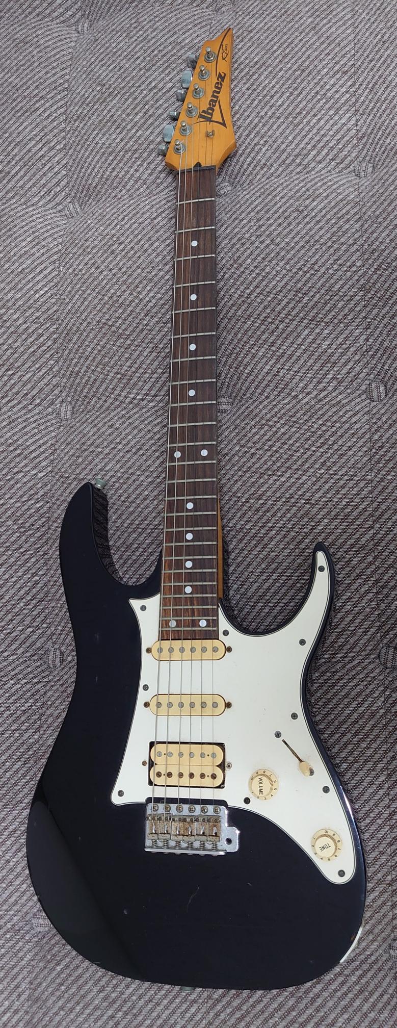 Restored 1992 Ibanez RT140 guitar with upgraded parts