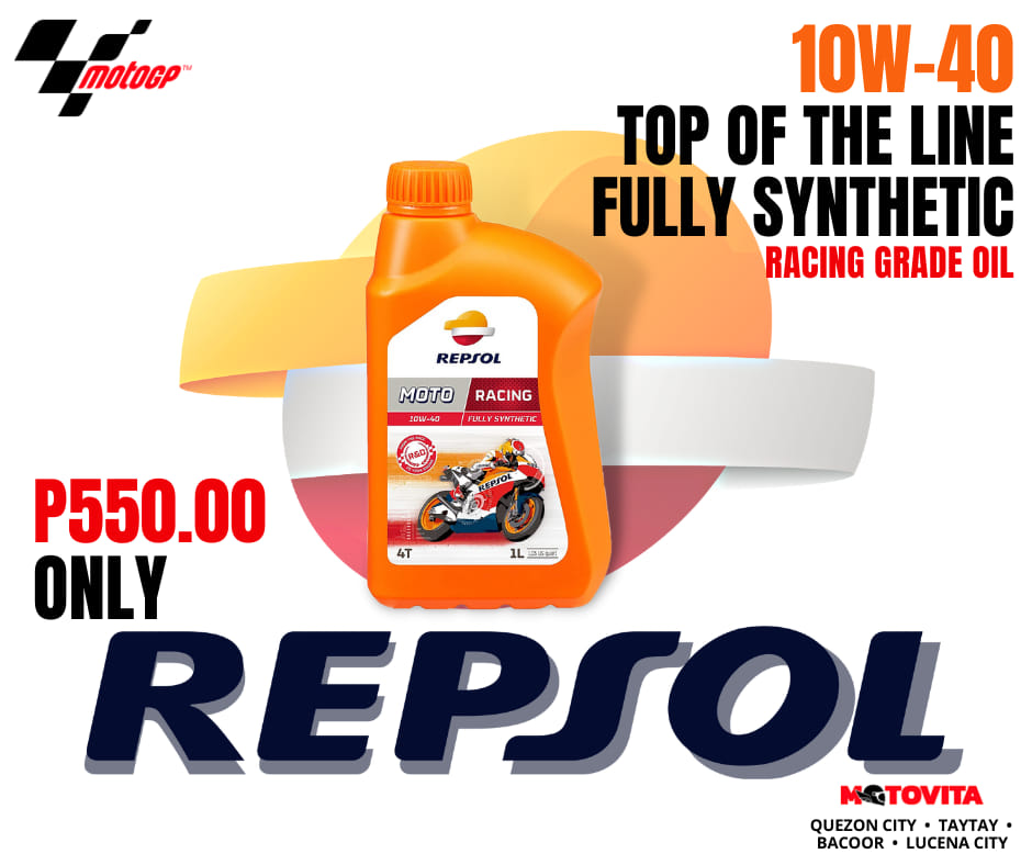From the Racetrack to your... - Repsol Oils PH by Motovita | Facebook