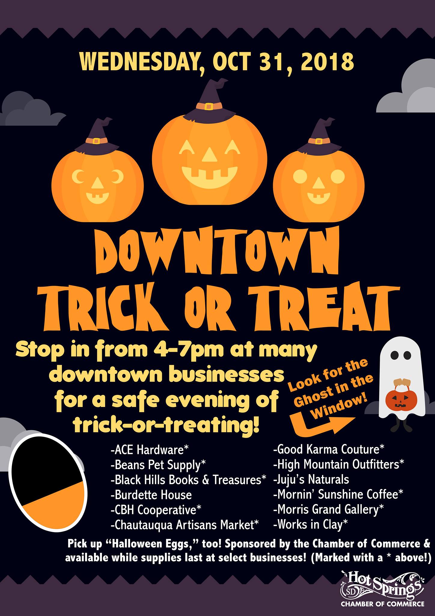 Downtown Trick or Treat - Halloween in Hot Springs
