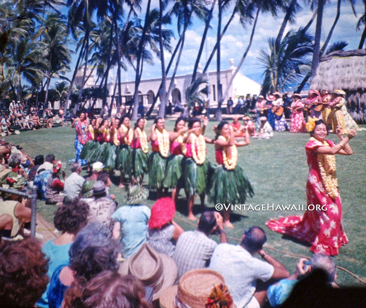 Vintage 1950s: The Kodak Hula Show (a free daytime hula show) ran 