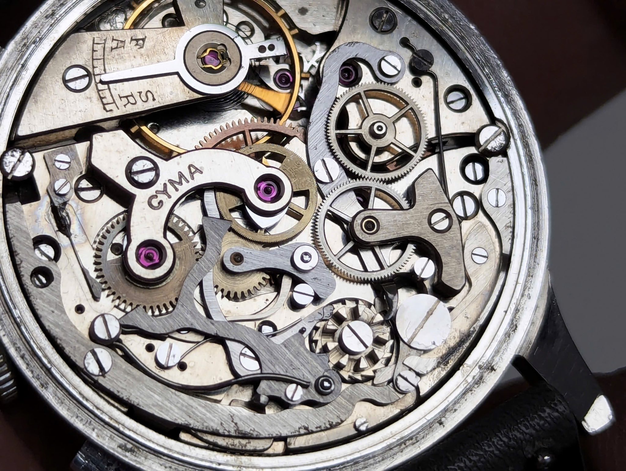 Valjoux cal. 22 column wheel chronograph movement history