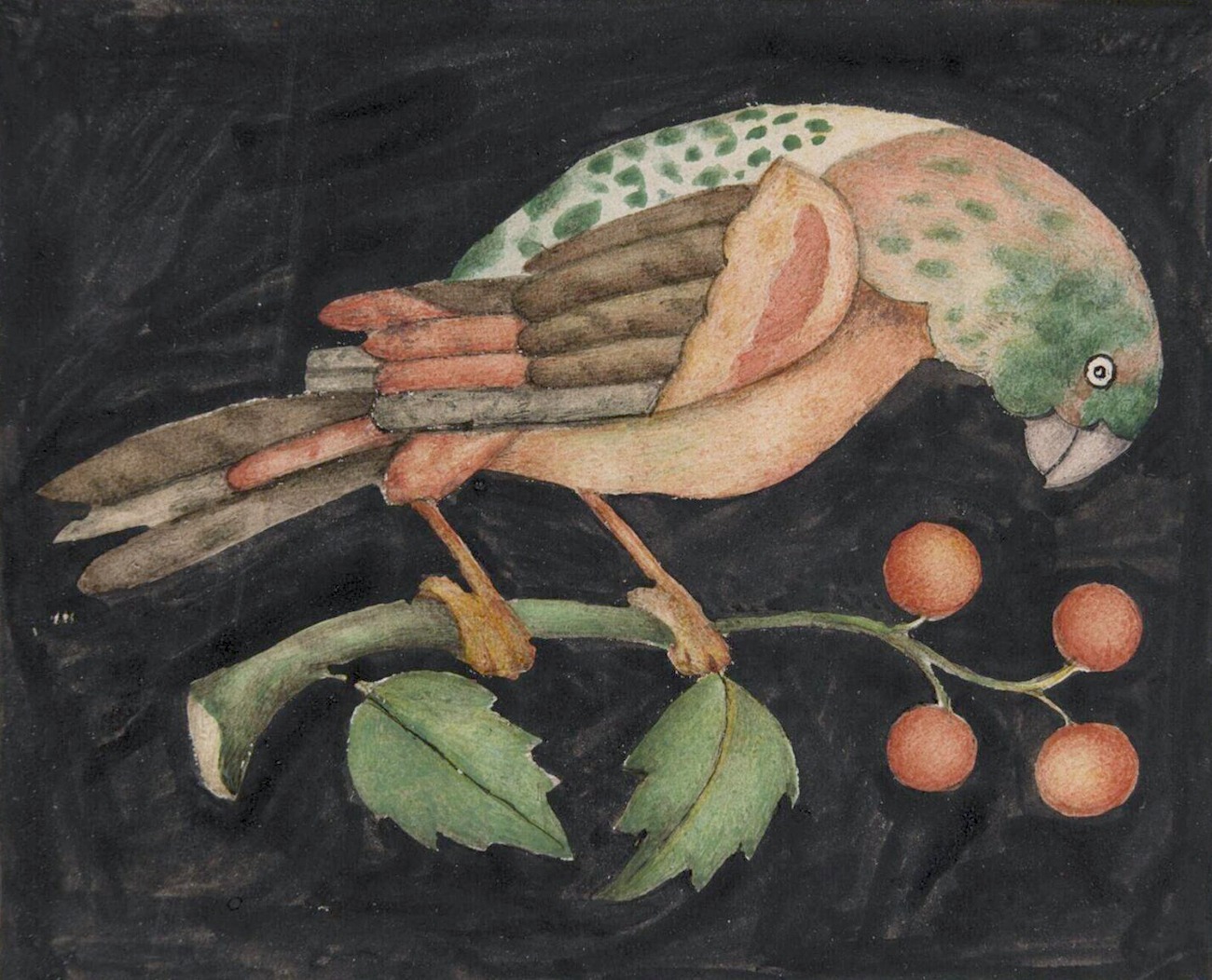 One cut richelieu patiné en veau noir - Edouard de seine