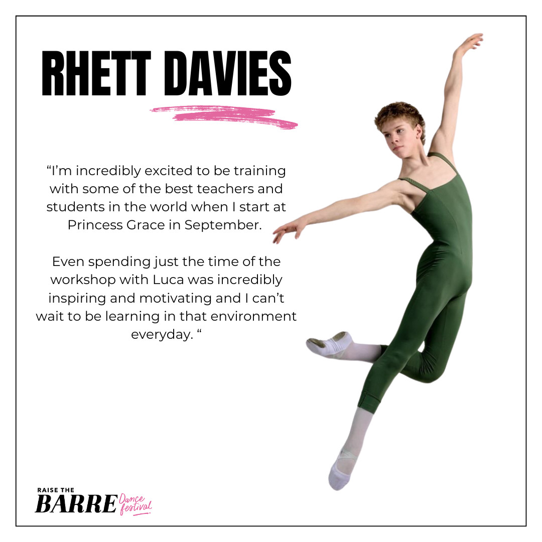 Congratulations to Rhett... - Raise the Barre Dance Festival