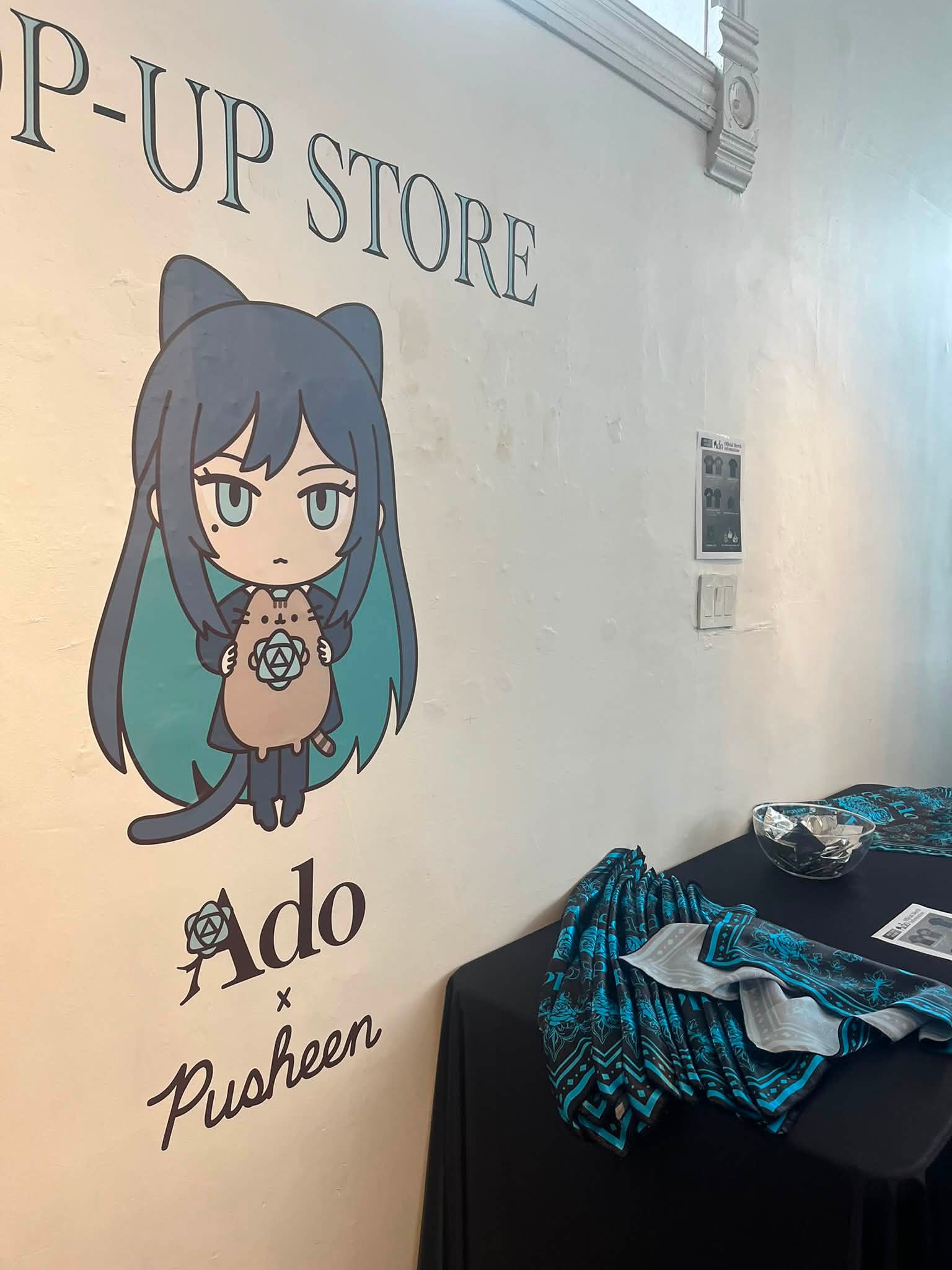Ado x Pusheen popup at Rotofugi review