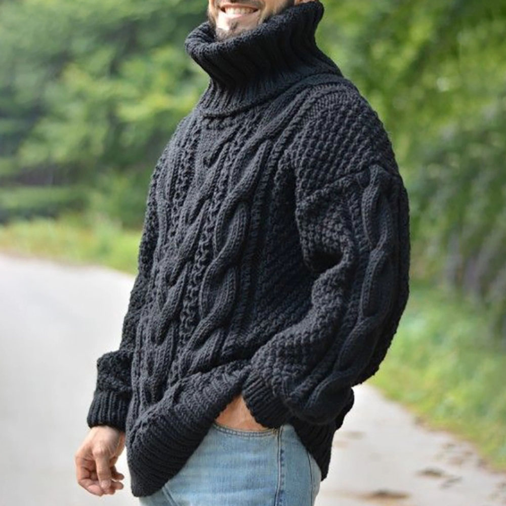 Plain Turtleneck Standard Casual Men's Sweater - Sweaters | Facebook  Marketplace | Facebook