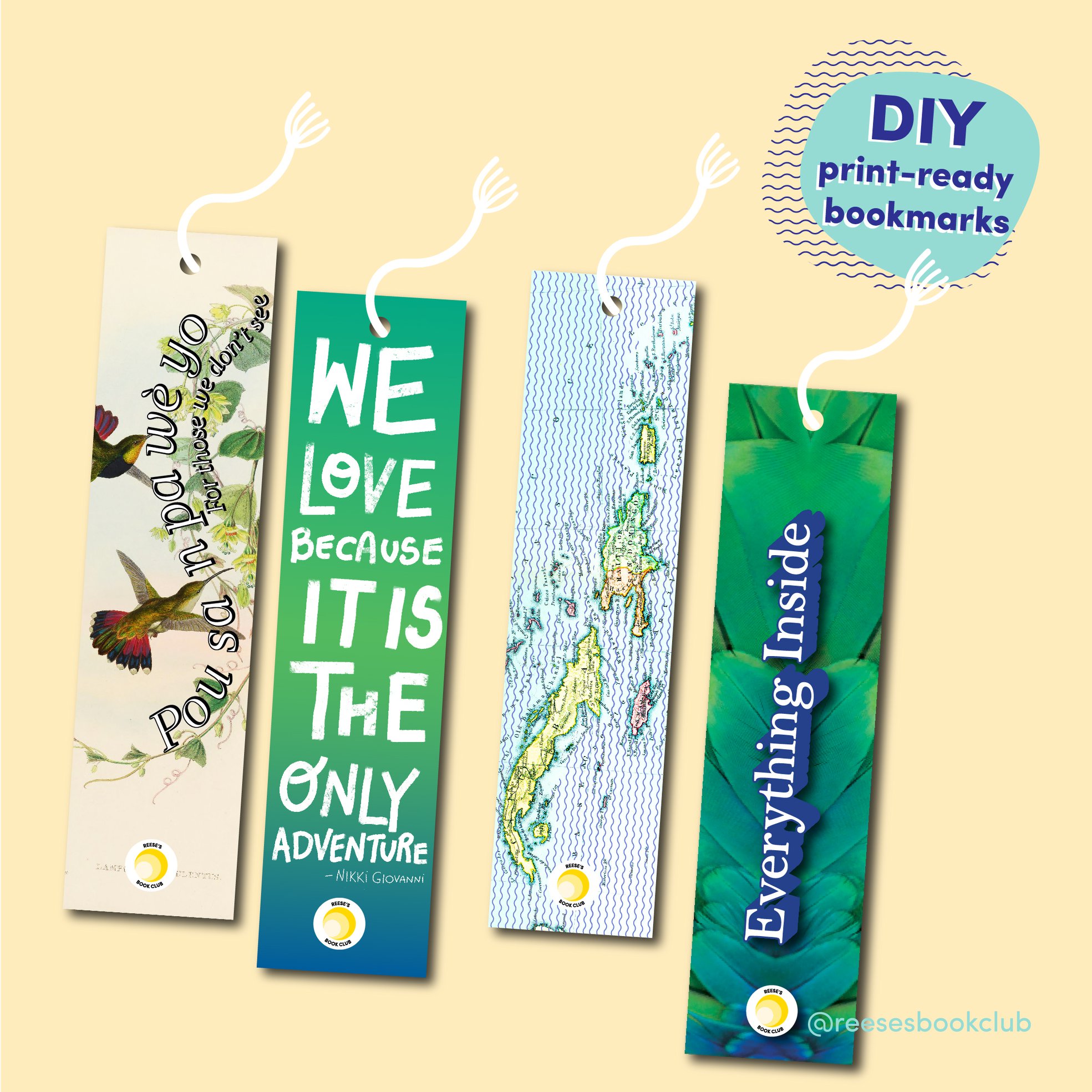 Print these #ReesesBookClub exclusive... - Reese’s Book Club | Facebook