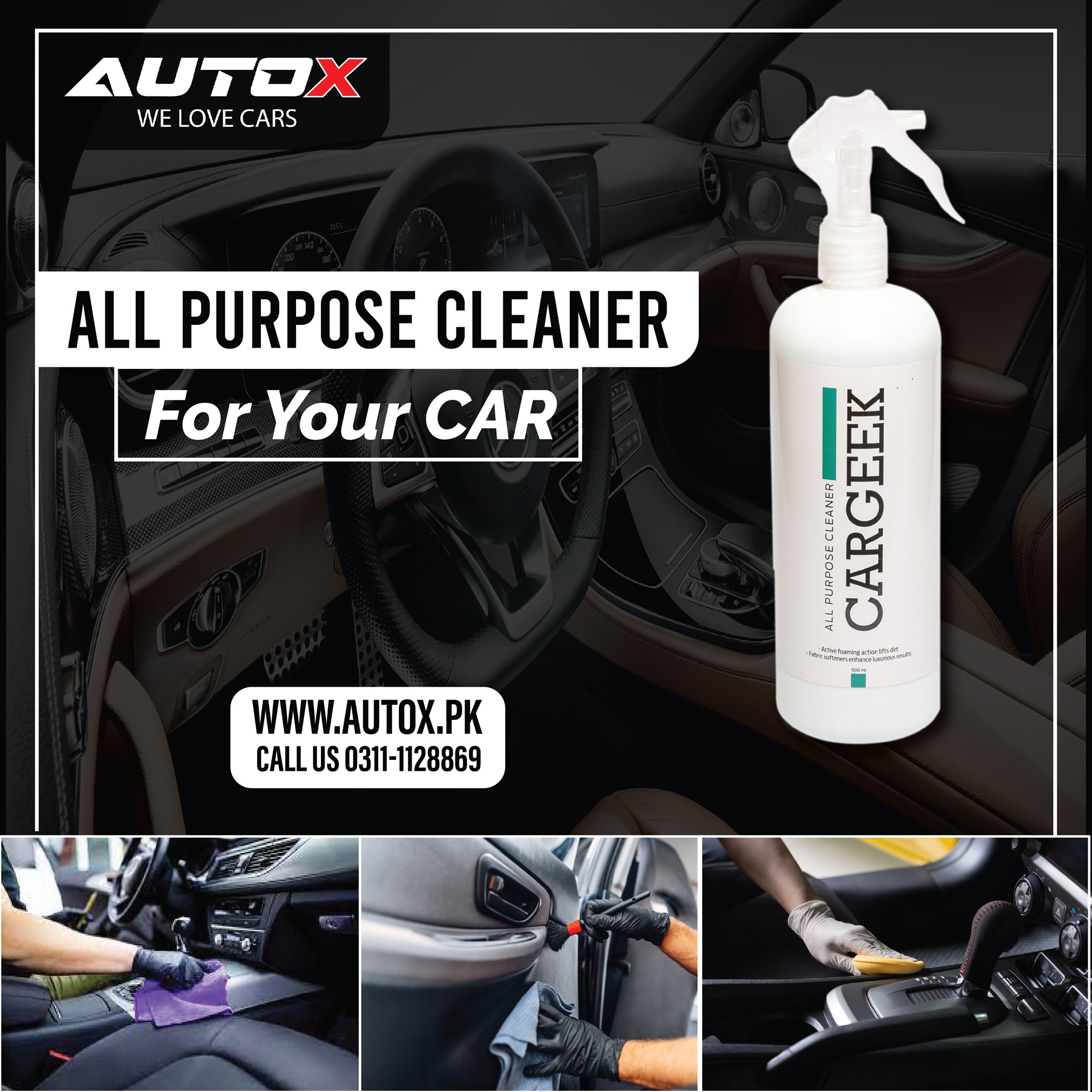 AutoX - Car Geek All Purpose Cleaner - Pakistan best Car...