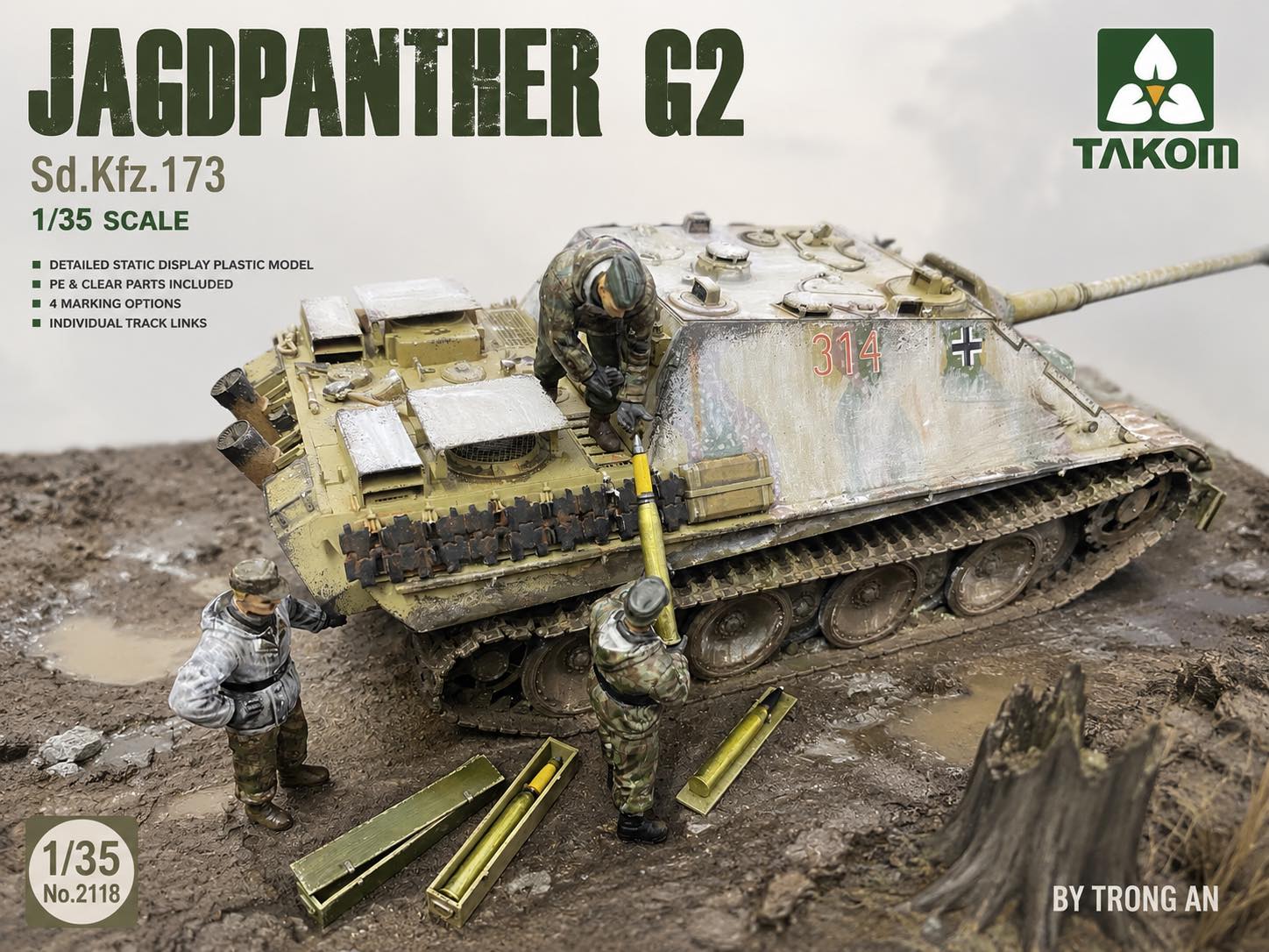 Jagdpanther G2 with Dragon crew. Dio base added by Ai. - T4w ?