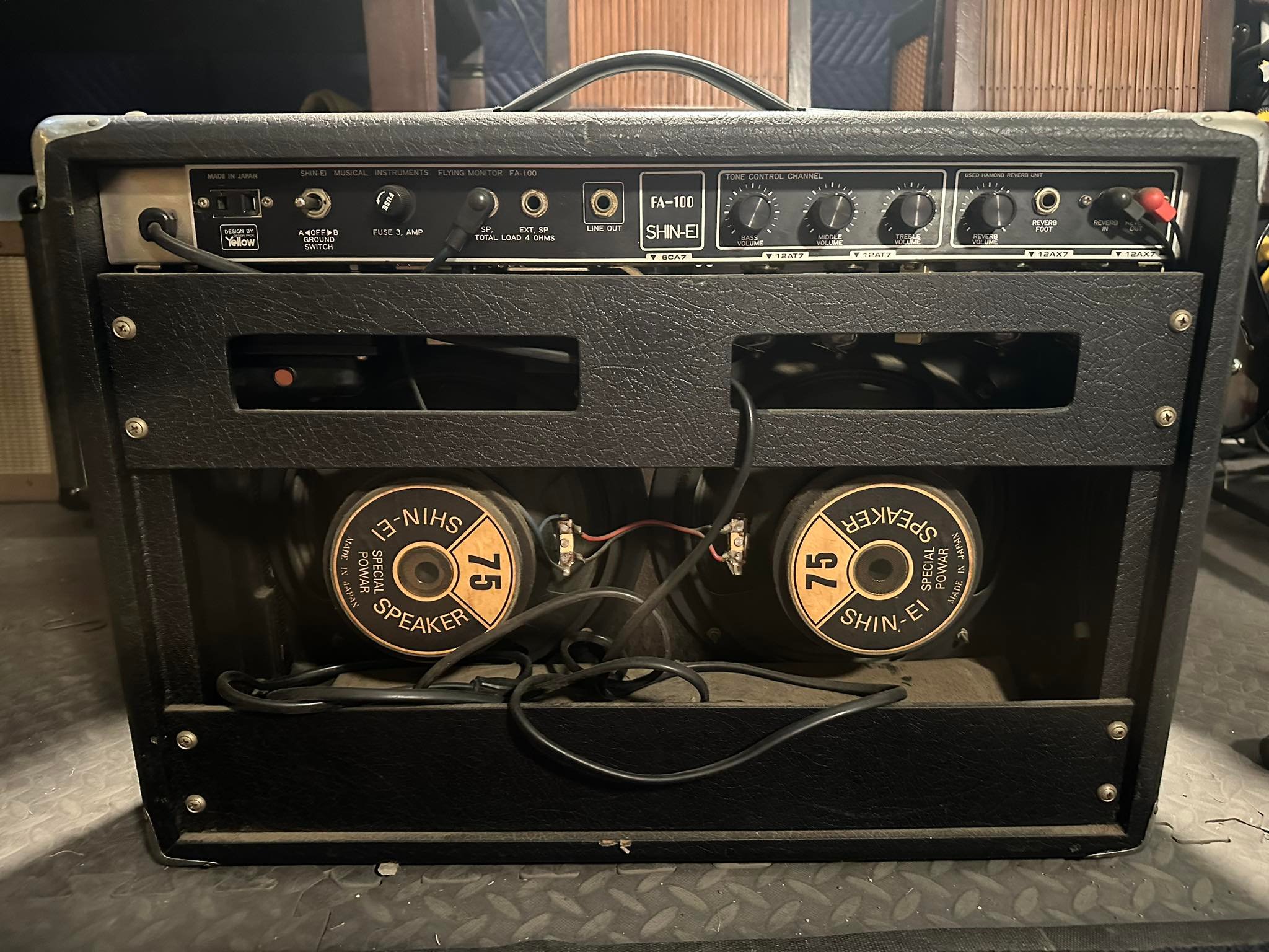 SHIN-EI FA-100 って名の 3〜4年前プロギタリストの友人から 貰った