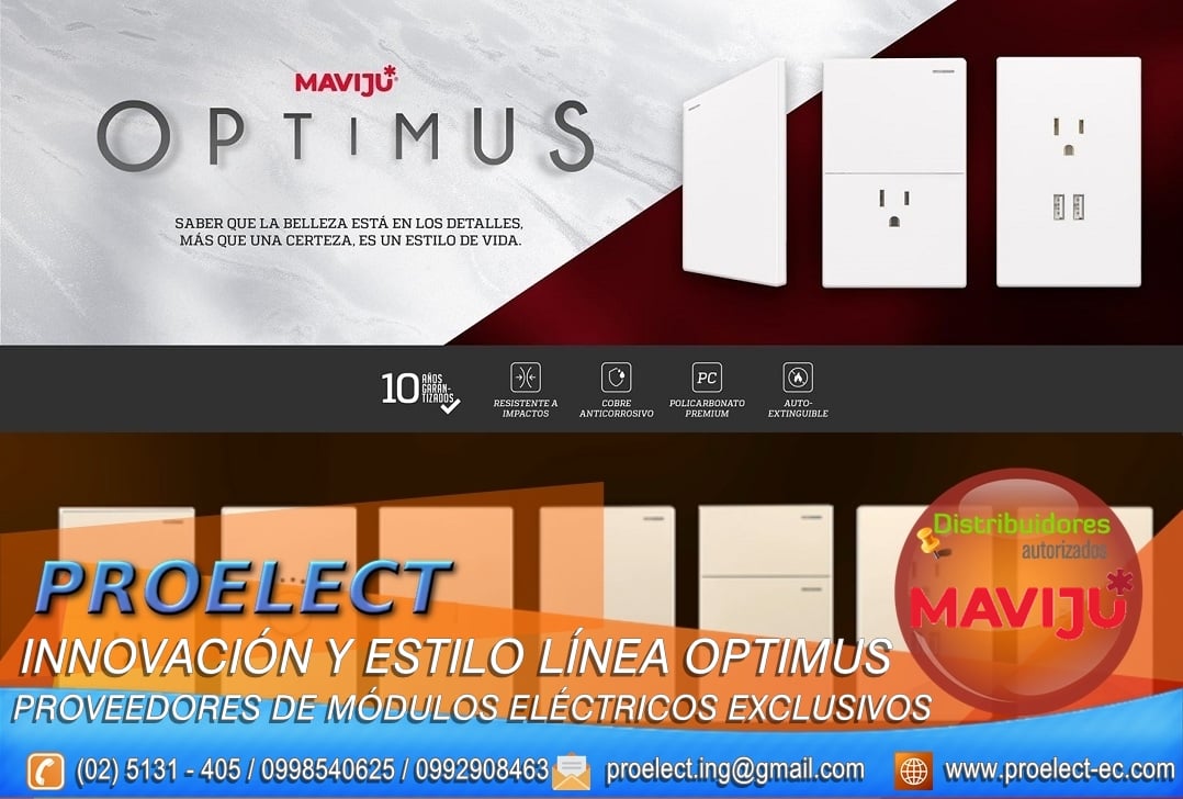 Proelect - 🚨MAJIVU OPTIMUS SOMOS DISTRIBUIDORES DIRECTOS DE LA MEJOR ...