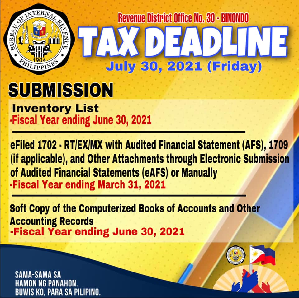 BIR Revenue... - BIR Revenue District Office 030 - Binondo