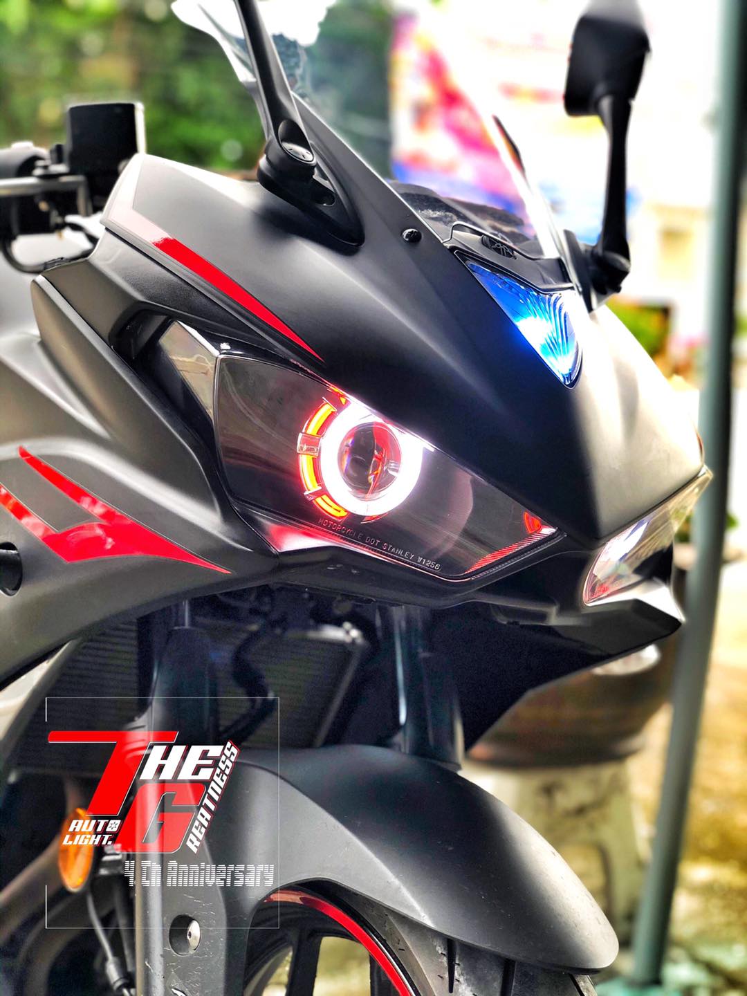 T.G-auto Light - YAMAHA R3 งานวันนี้ วงแหวน 2 ชั้นโคมดำ... | Facebook