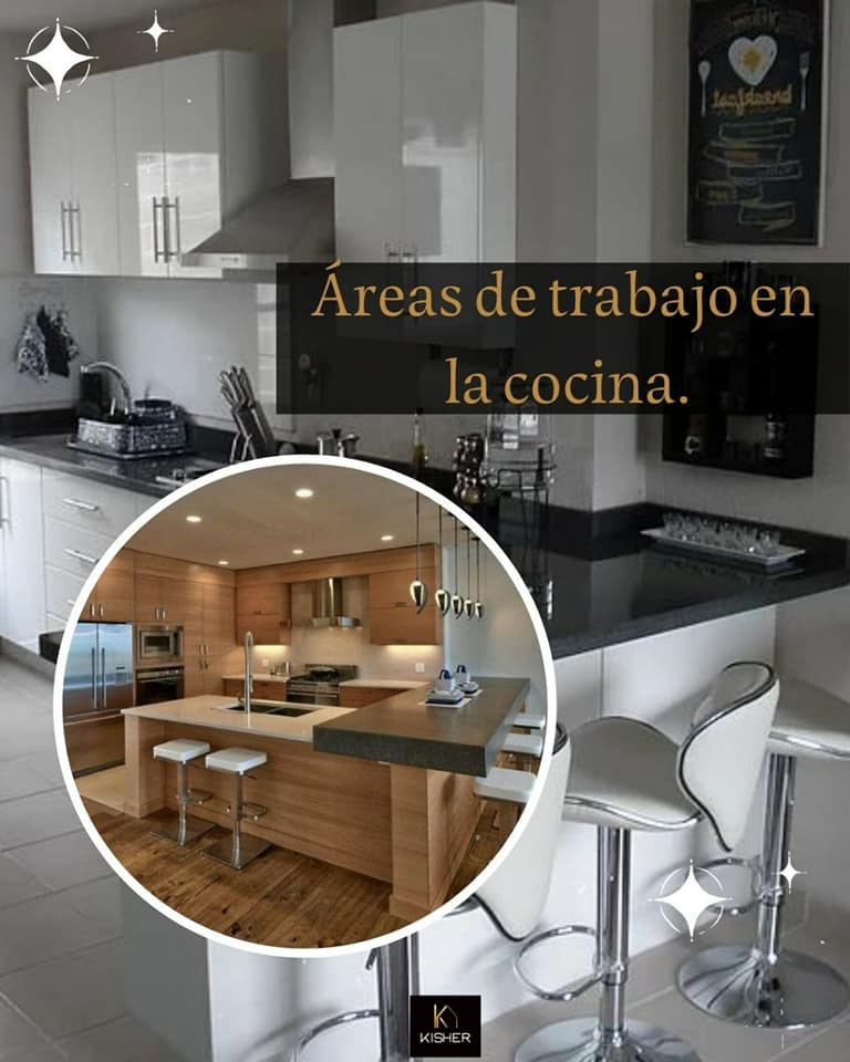 Kisher - Áreas de trabajo en la cocina👩🏼‍🍳🍴 👉🏻¿Porque es...