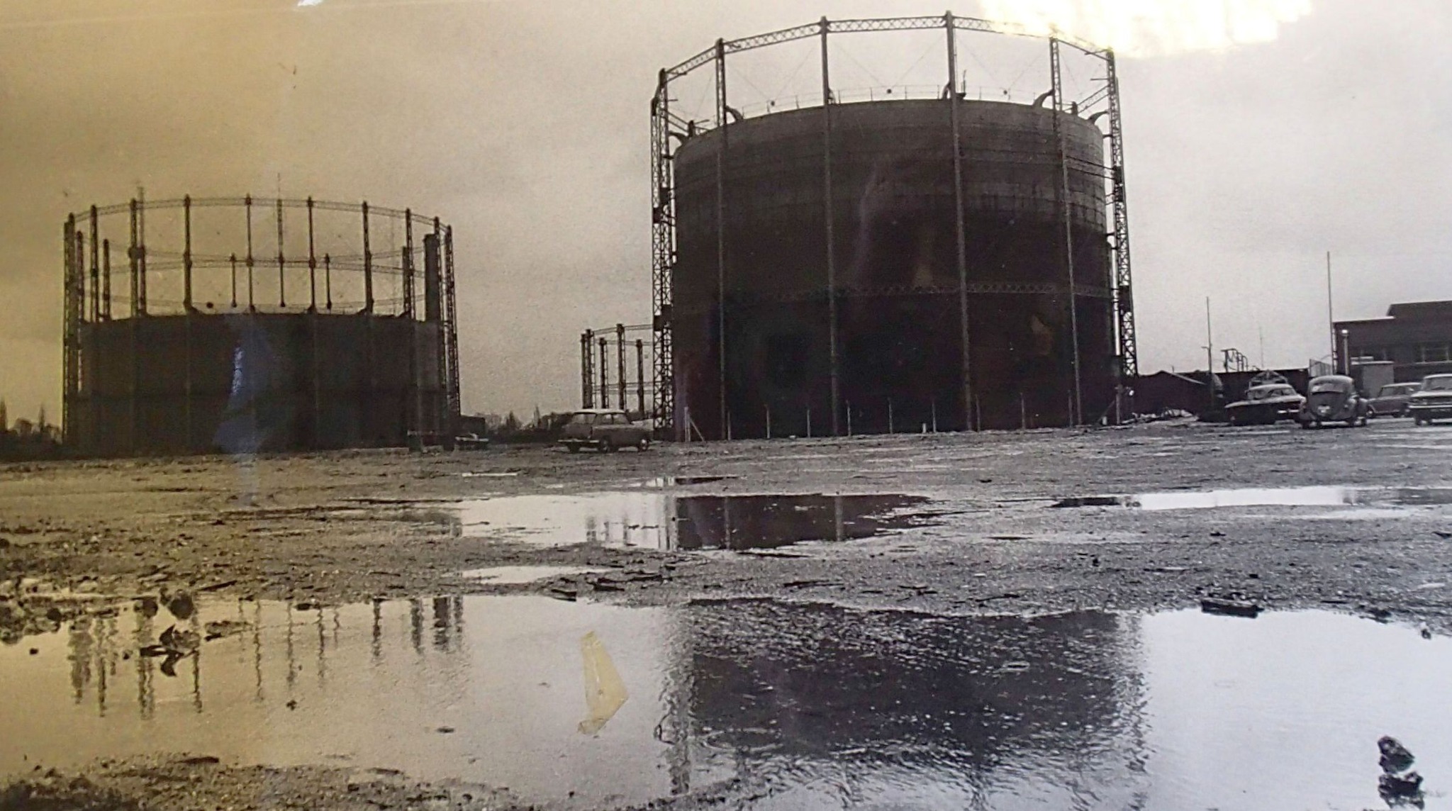 Cambridge Gasworks History Film lots on holders
