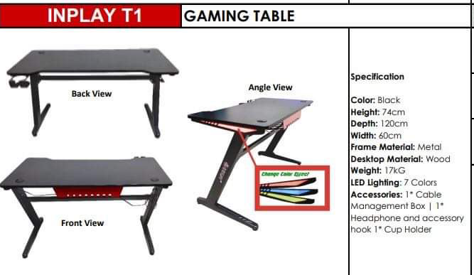 RVN PC - Inplay T1 Gaming Table. P4,000 You may also... | Facebook