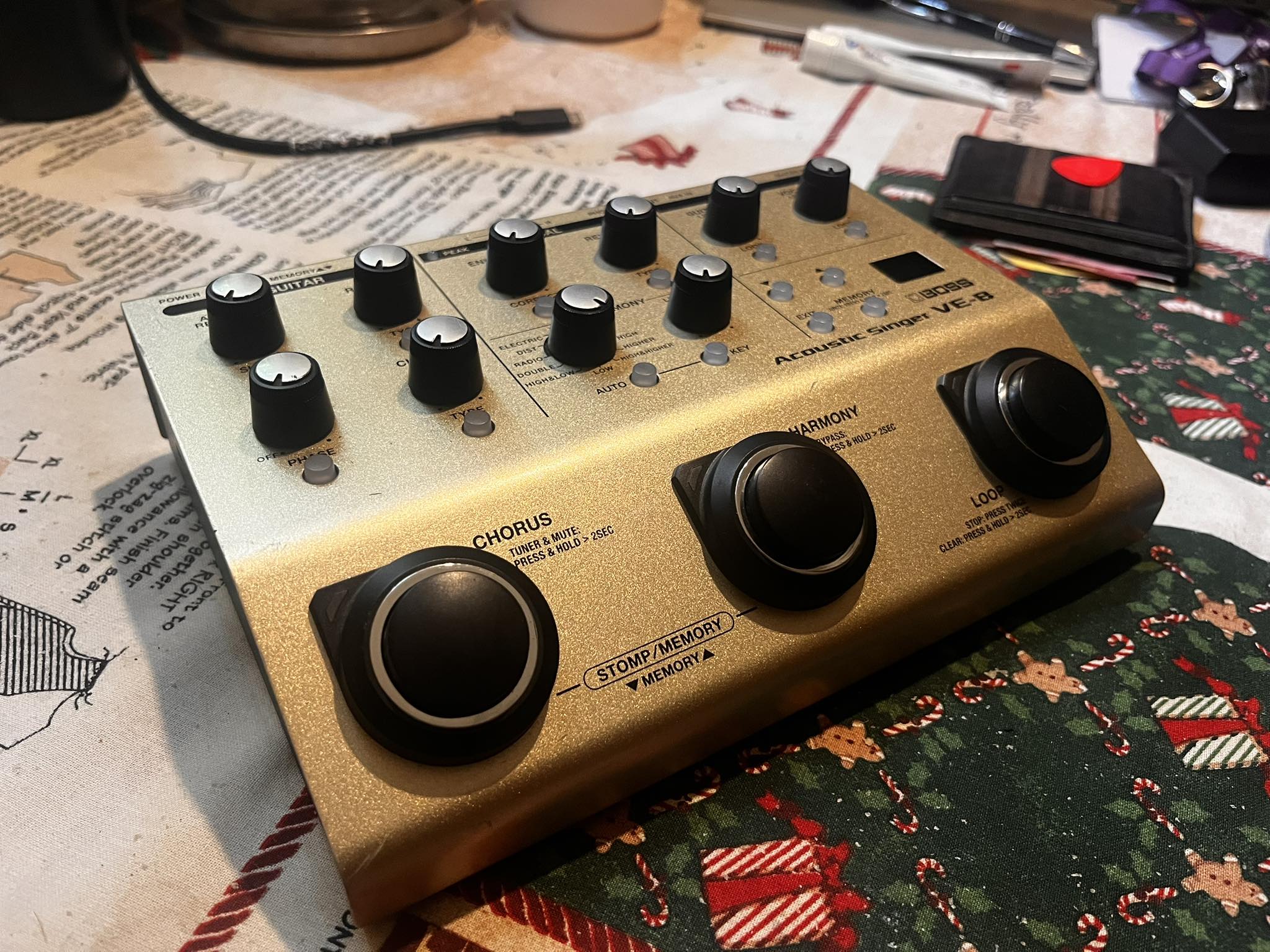 What happened to my Boss VE-8 guitar processor when it stopped
