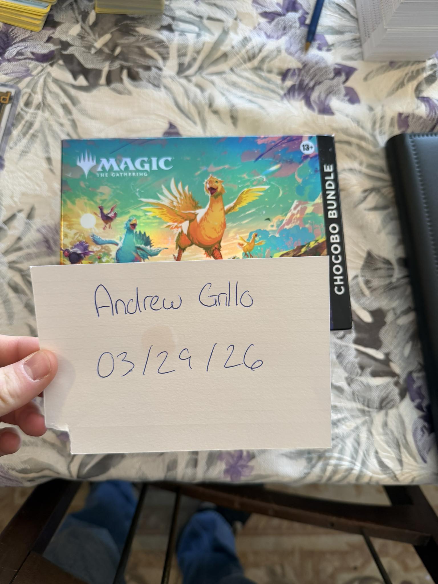 Serialized golden chocobo for sale or trade