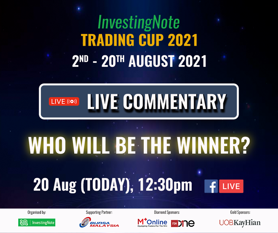 Investingnote Malaysia Live Updates For Current Competition Ranking We Are Going Live Later At 12 30pm On Youtube And Facebook For A Live Commentary On The Leaderboard As The Trading Competition Is