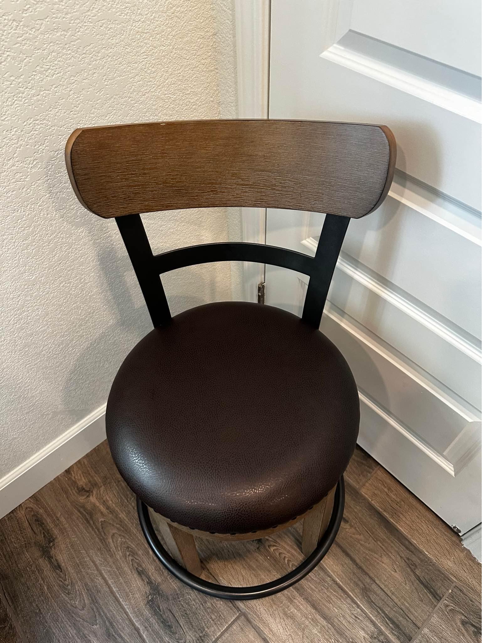 Brand New Signature Design by Ashley counter height barstool brown
