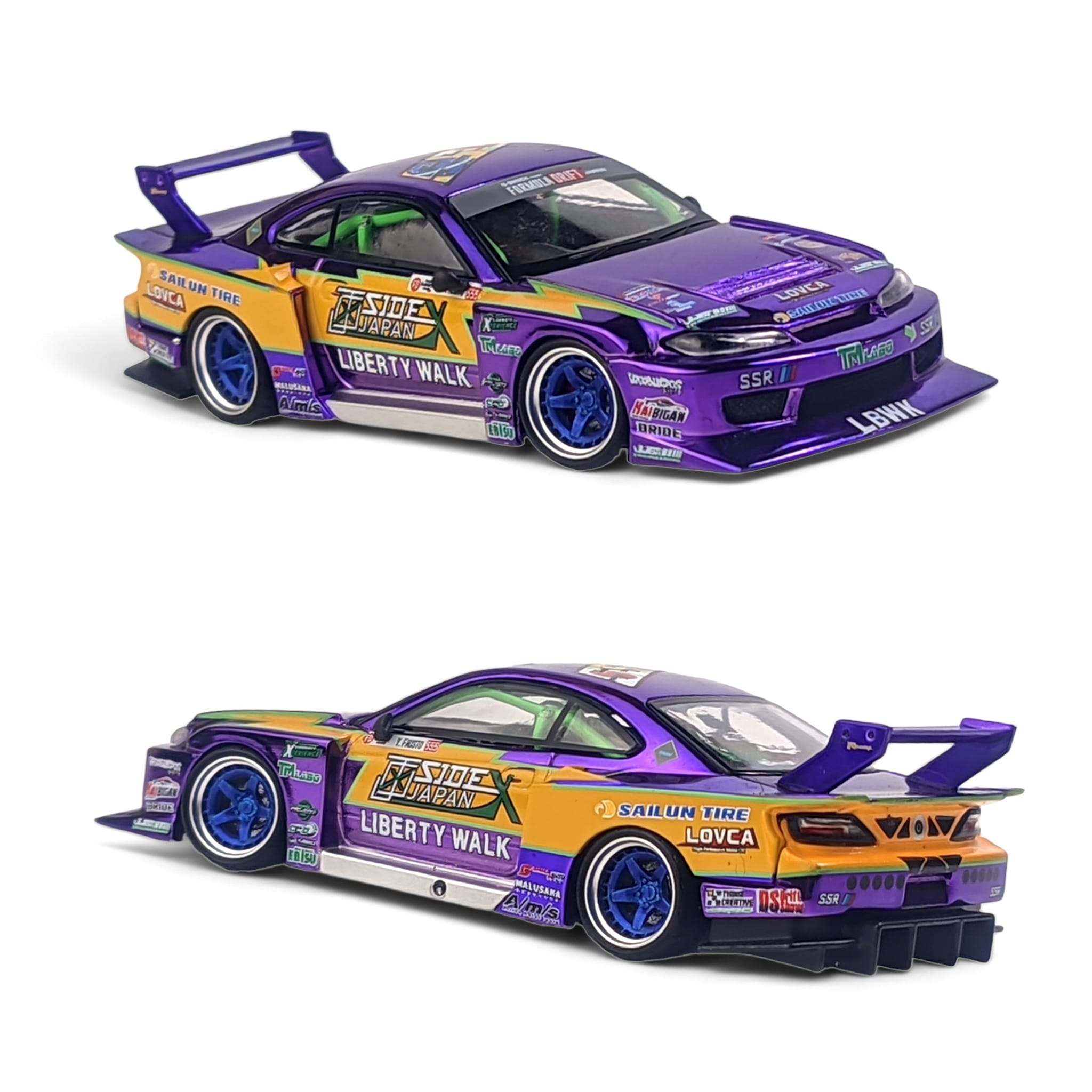 MiniGT Nissan Silvia S15 (LBWK) #618 #434