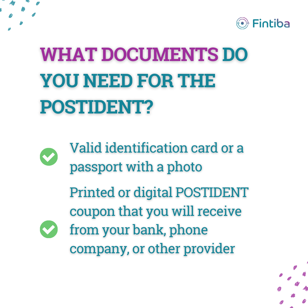 Fintiba - PostIdent is a personal identification method,... | Facebook