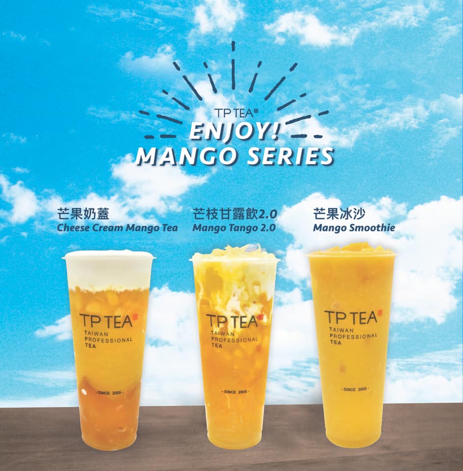 萬眾矚目期待已久的芒果系列終於來了! 一次出三杯！ 讓我們一次滿足！... - TP TEA California