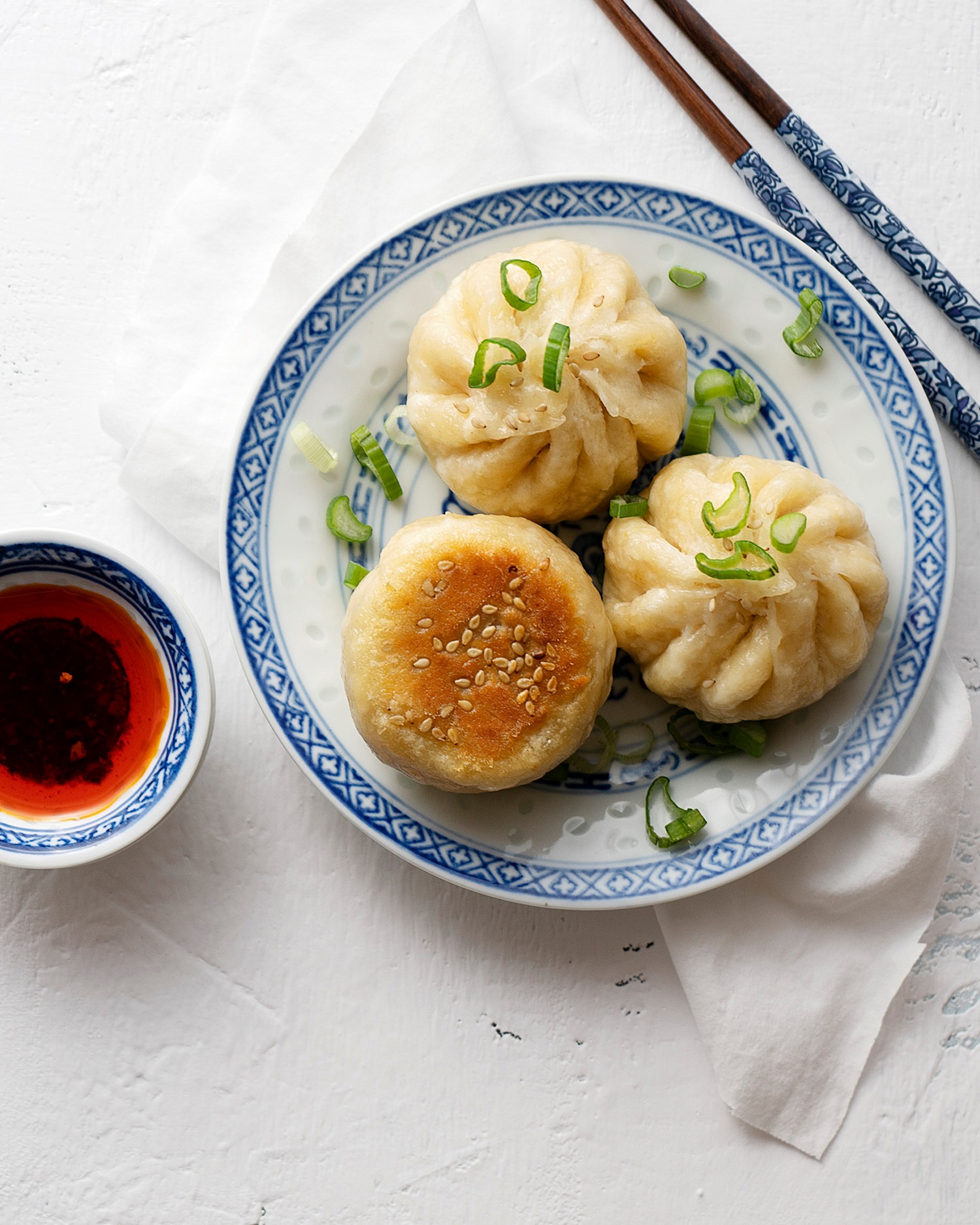 Soft, fluffy and juicy meat buns 😋