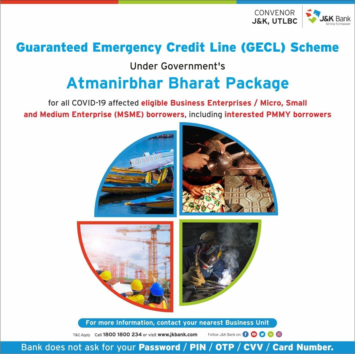Jammu - J&K Bank is pleased to announce Guaranteed Emergency Credit ...